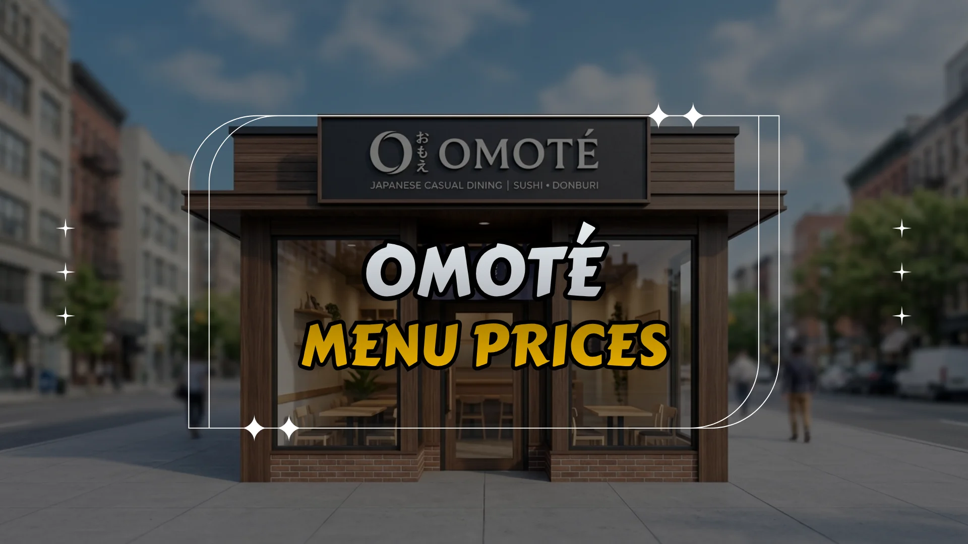 Omoté Menu Prices