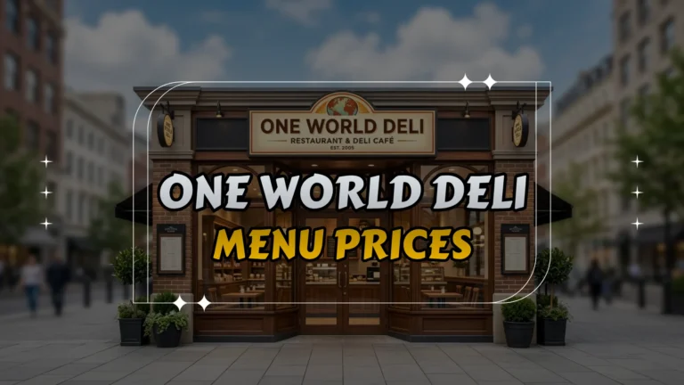 One World Deli Menu Prices