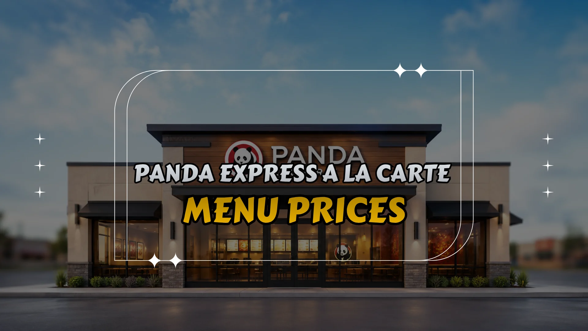 Panda Express A La Carte Menu Philippines Prices – Updated List 2026