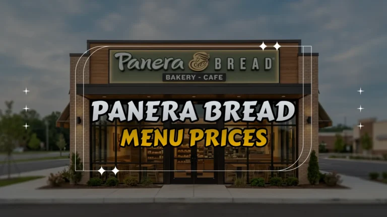 Panera Bread Menu Prices