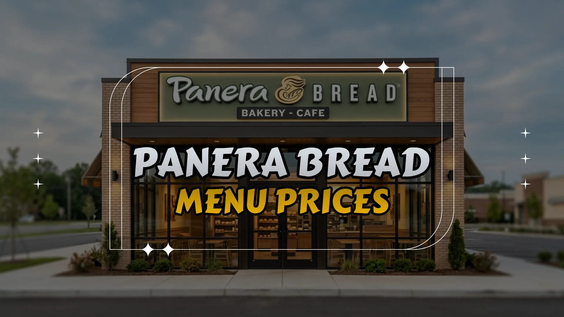 Panera Bread Menu Prices
