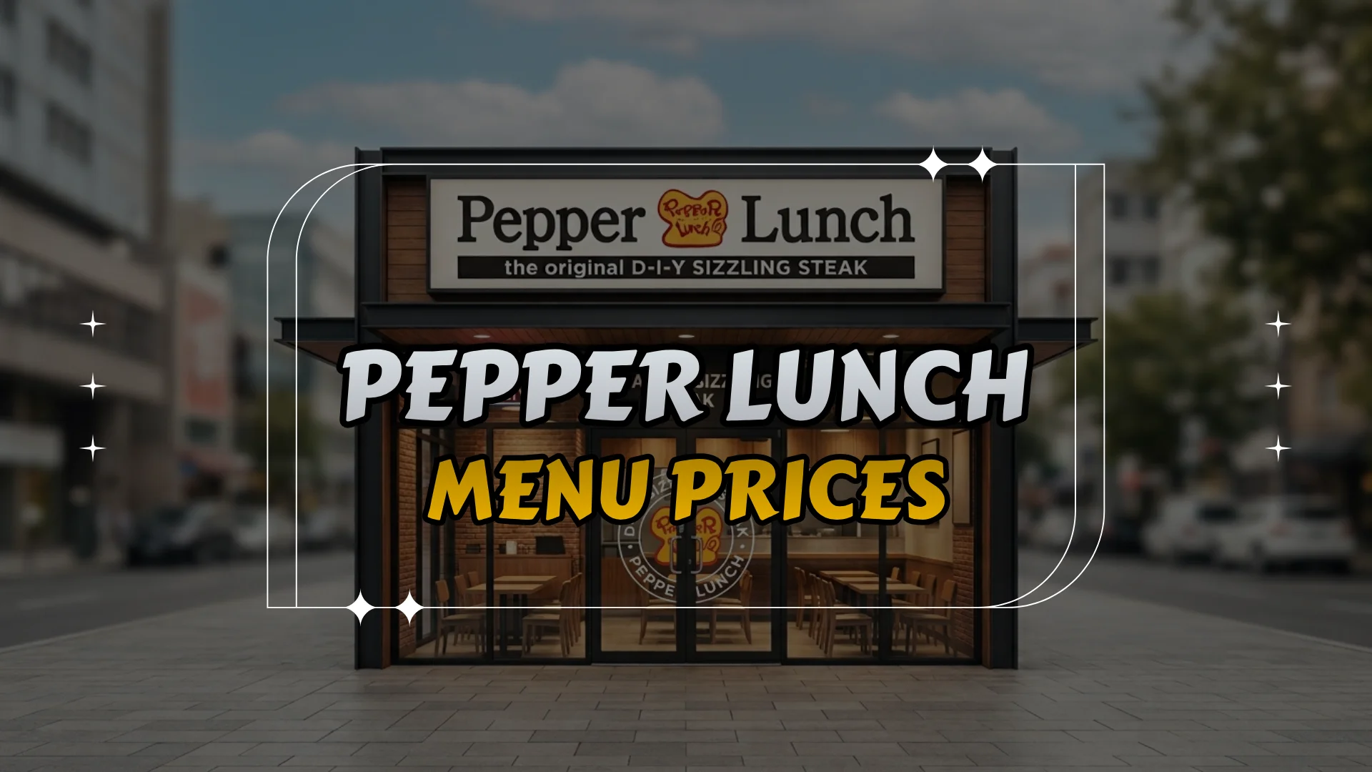 Pepper Lunch Menu Prices