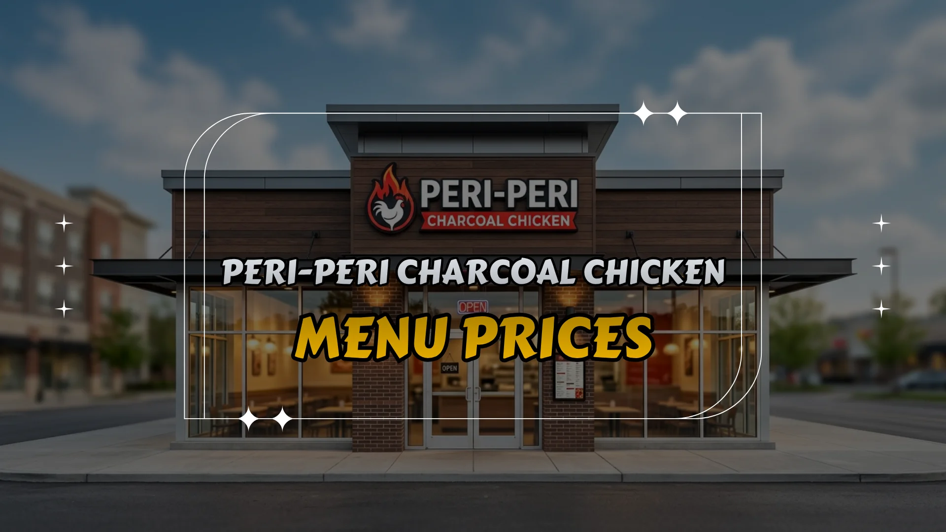 Peri-Peri Charcoal Chicken Menu Prices