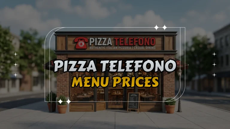 Pizza Telefono Menu Prices