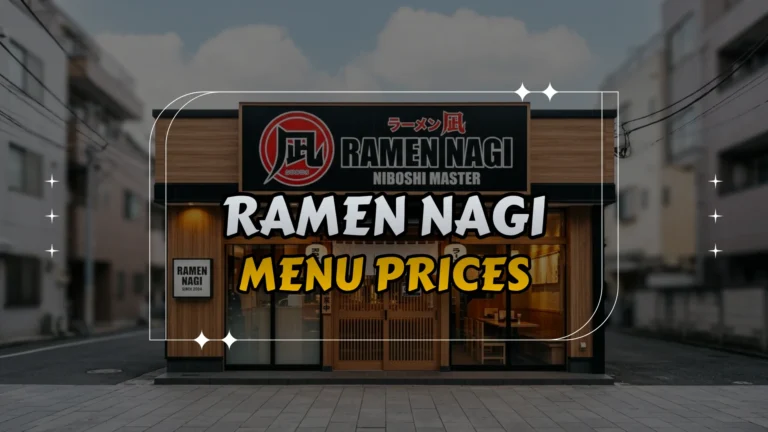 Ramen Nagi Menu Prices