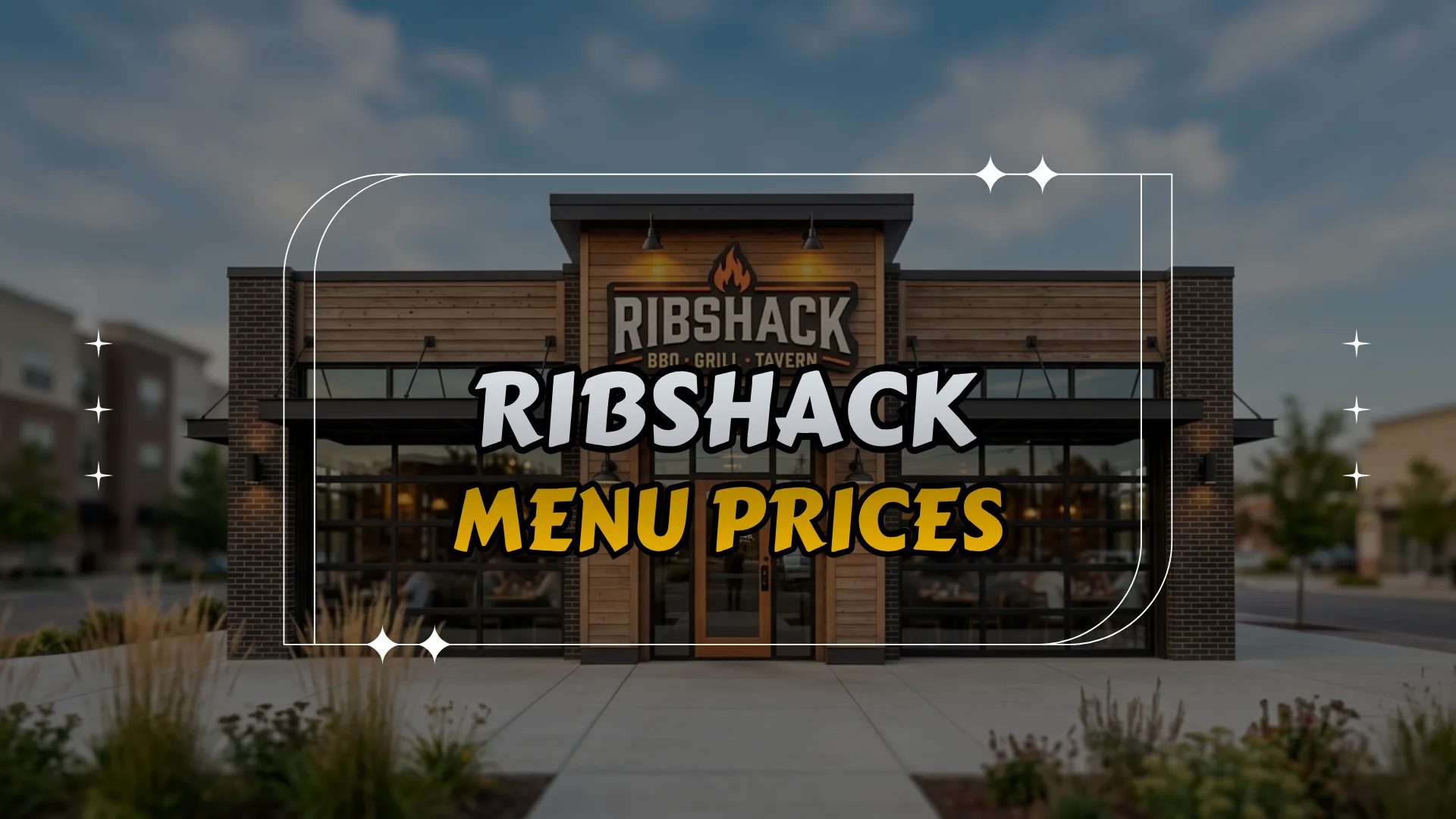 Ribshack Menu Prices