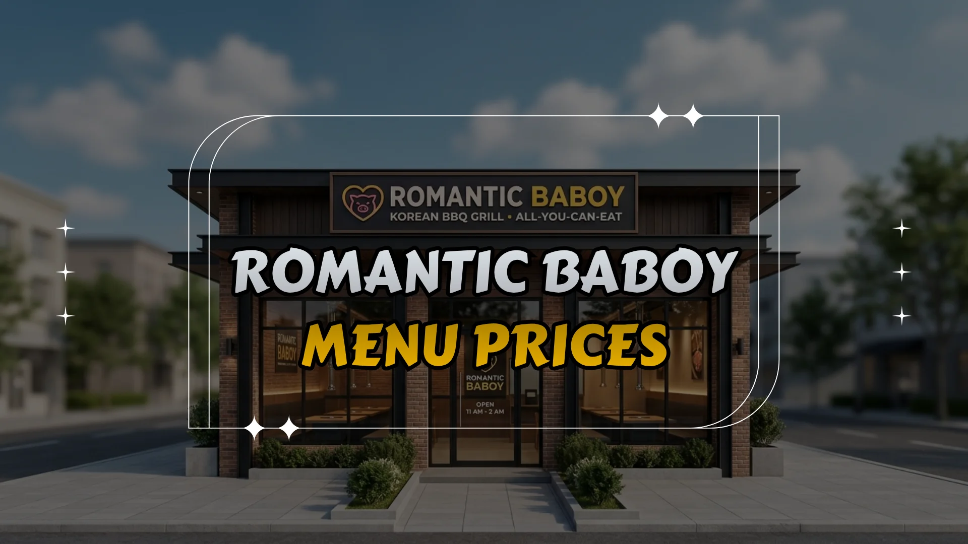 Romantic Baboy Menu Prices