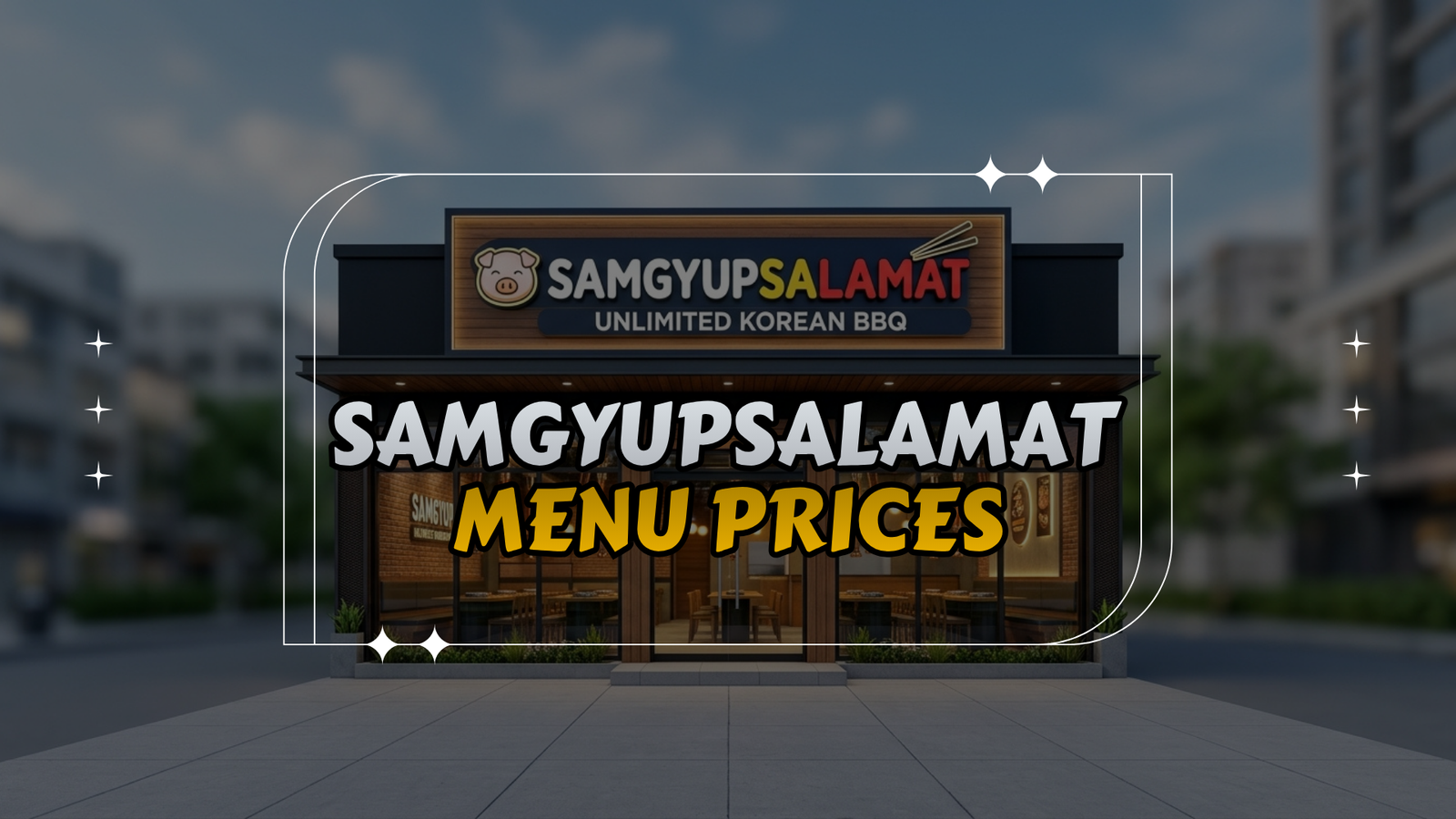 Samgyupsalamat Menu Prices
