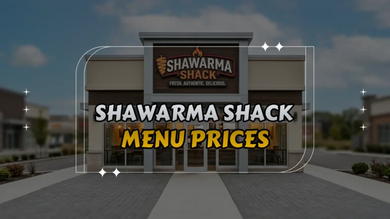 Shawarma Shack Menu Prices