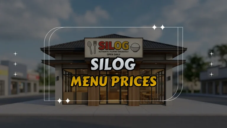 Silog Menu Prices