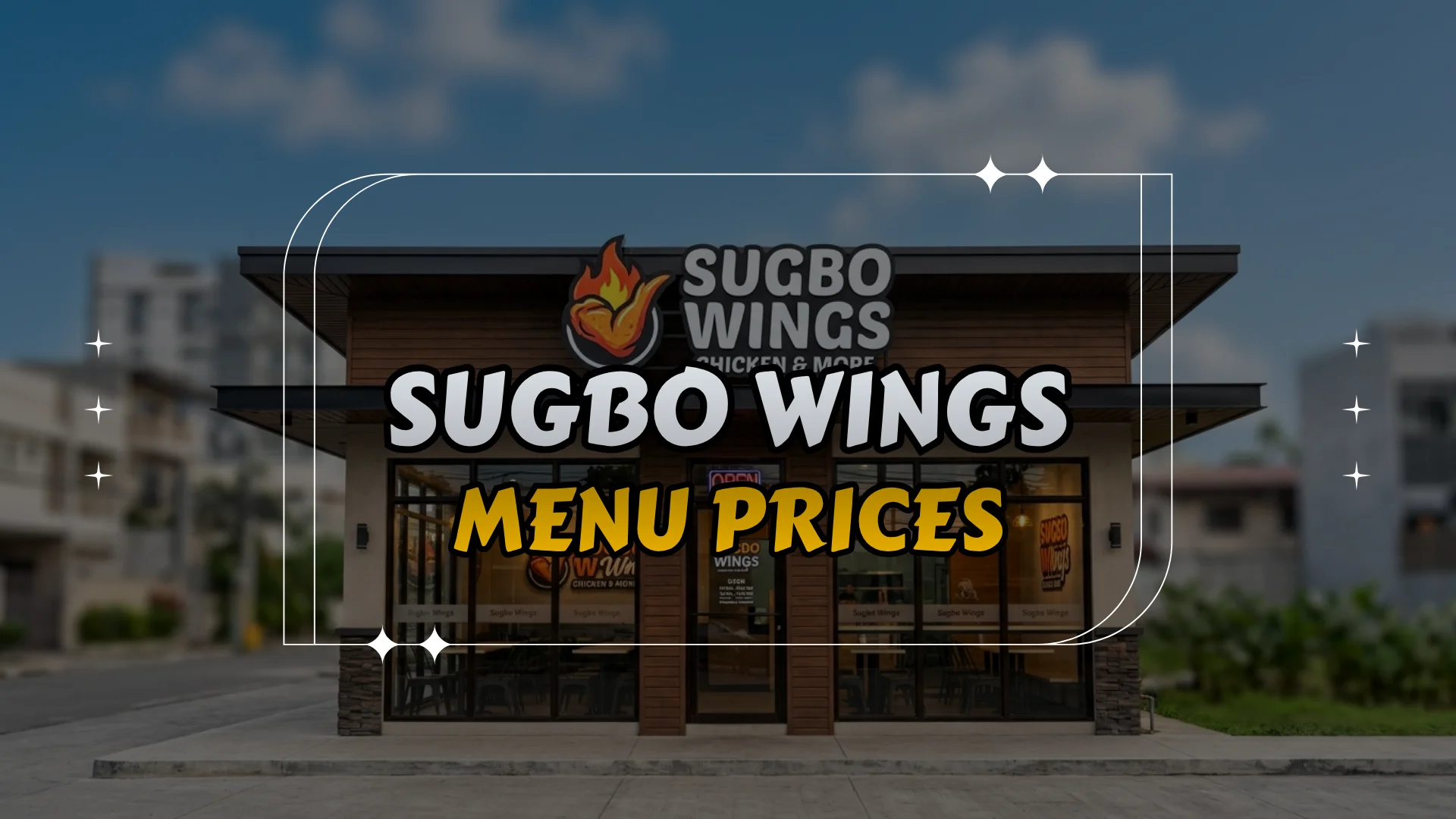 Sugbo Wings Menu Prices