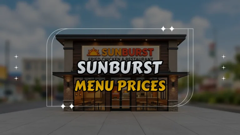 Sunburst Menu Prices