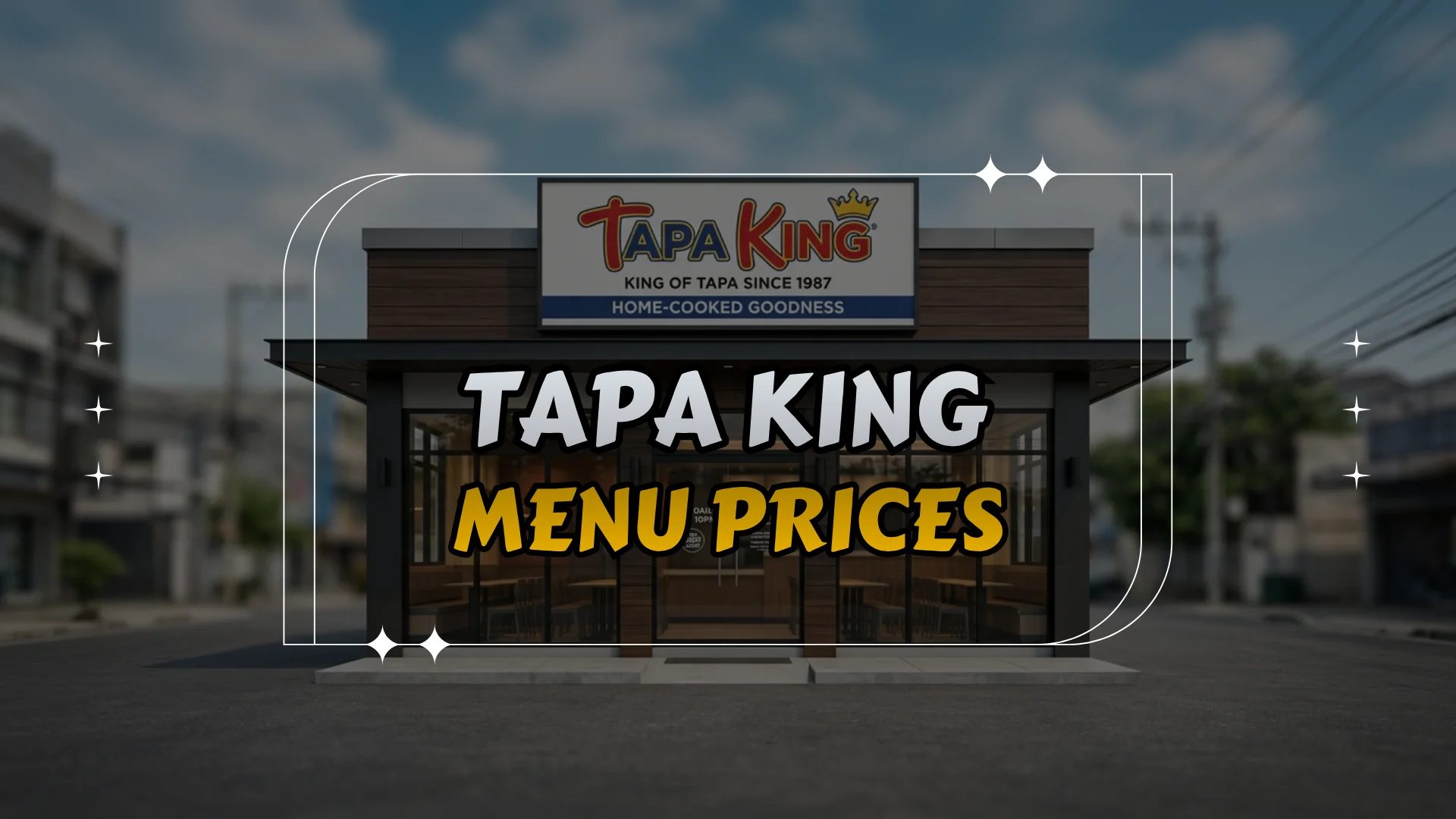 Tapa King Menu Prices