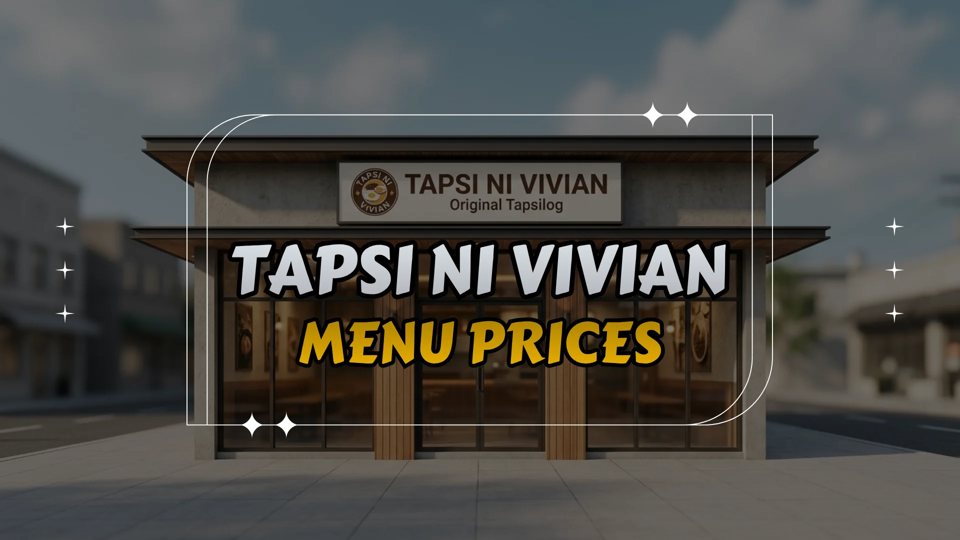 Tapsi ni Vivian Menu Prices