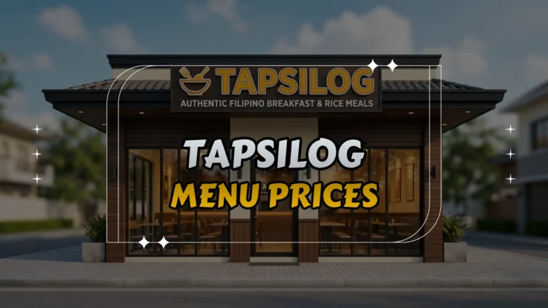 Tapsilog Menu Prices