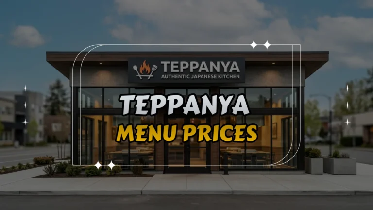 Teppanya Menu Prices