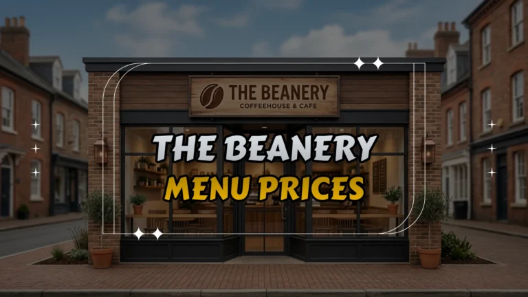The Beanery Menu Prices