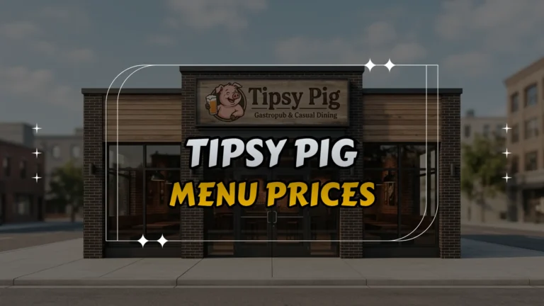 Tipsy Pig Menu Prices