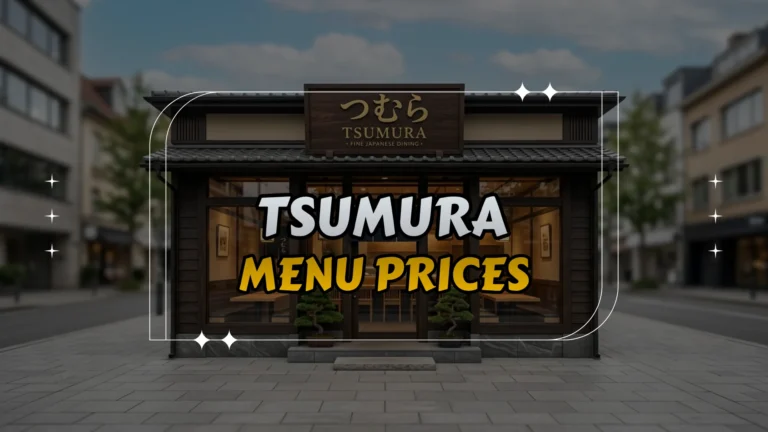 Tsumura Menu Prices