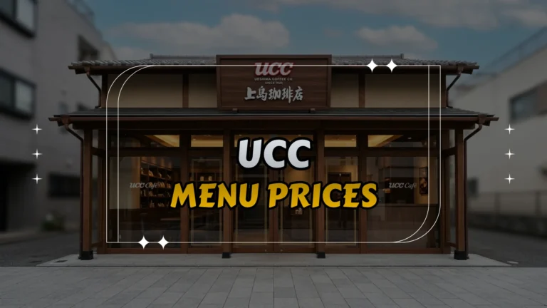 UCC Menu Prices