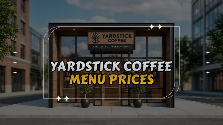 Yardstick Coffee Menu Prices