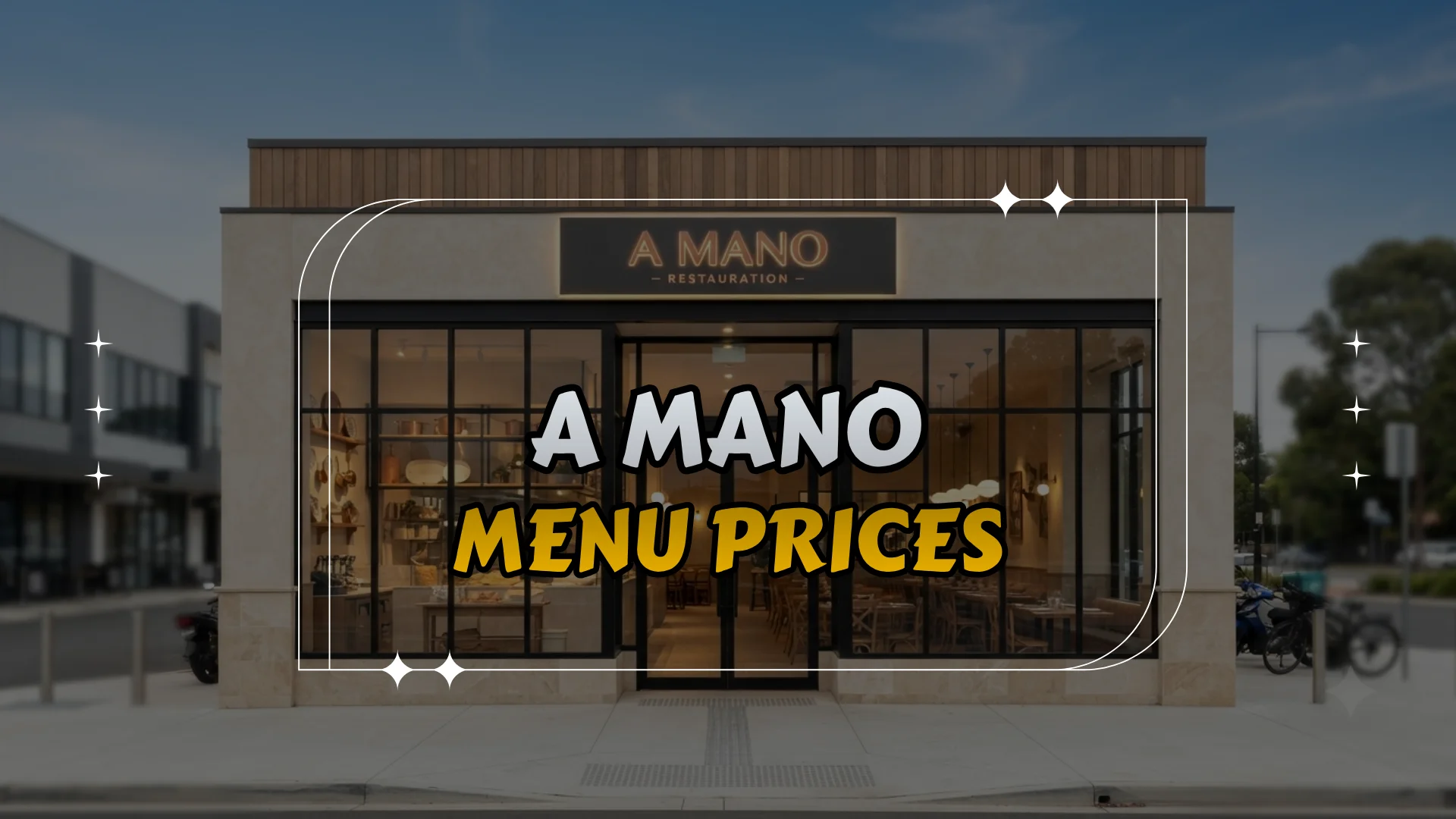 a mano Philippines Menu Prices – Updated List 2026