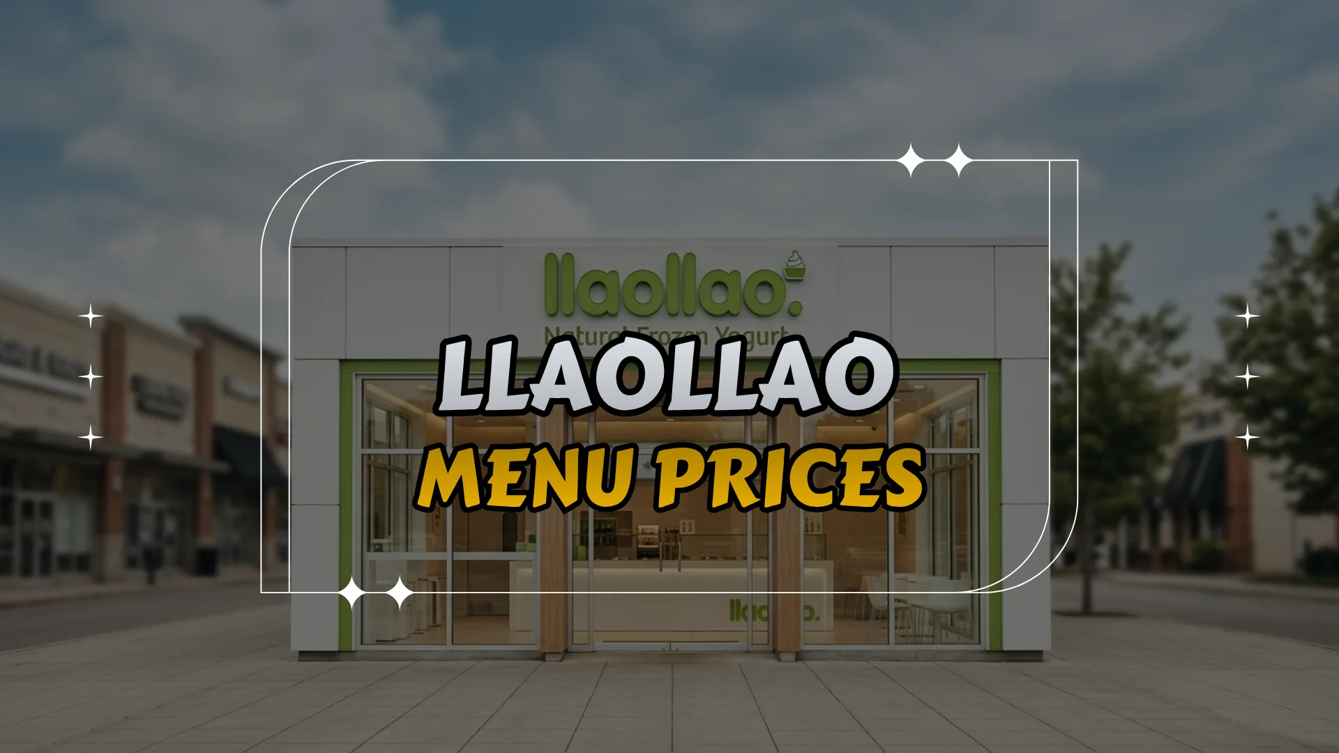 llaollao Menu Prices