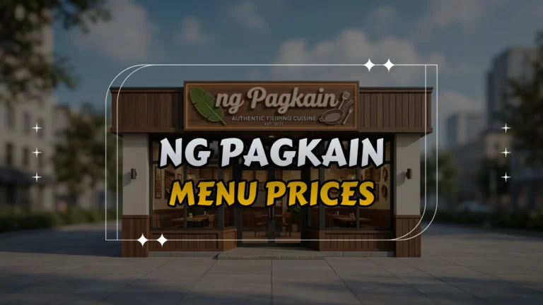 ng Pagkain Menu Prices