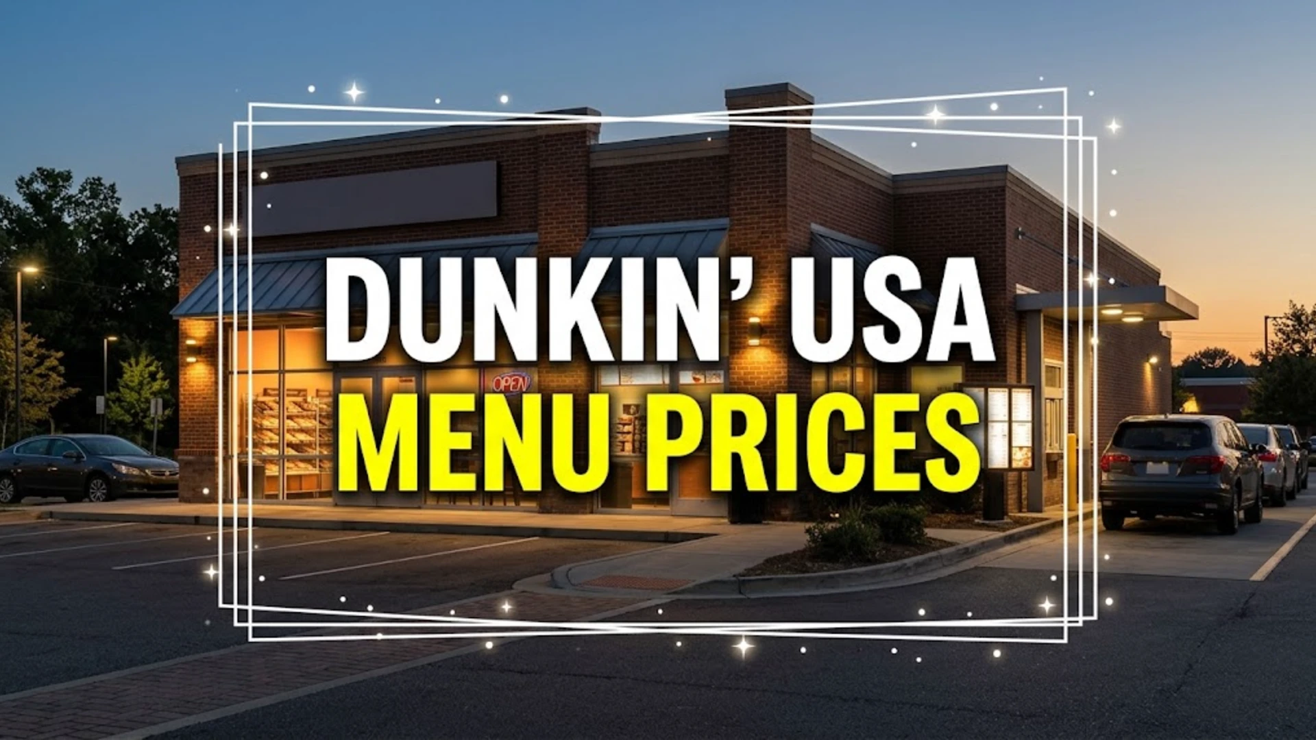 Dunkin’ Menu Prices USA – Updated List 2026