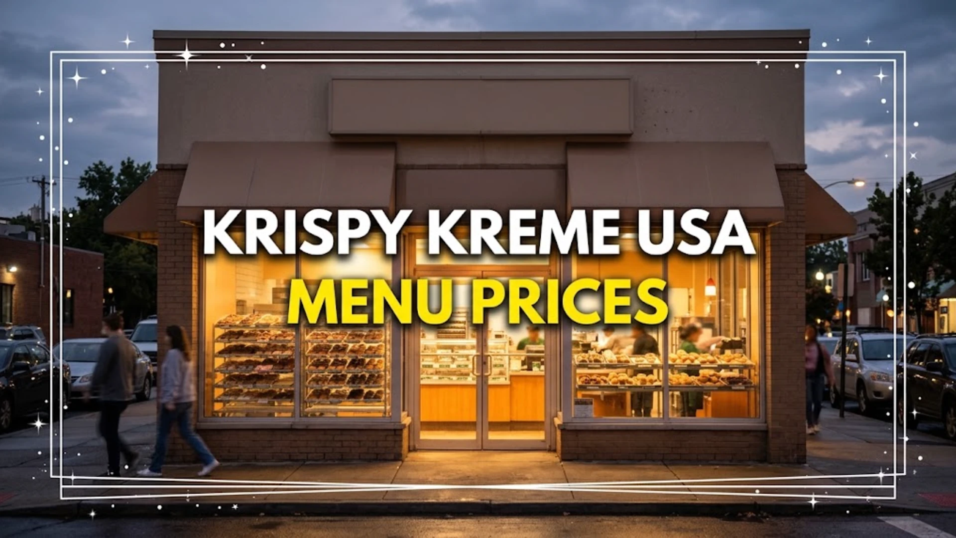 Krispy Kreme Menu Prices USA