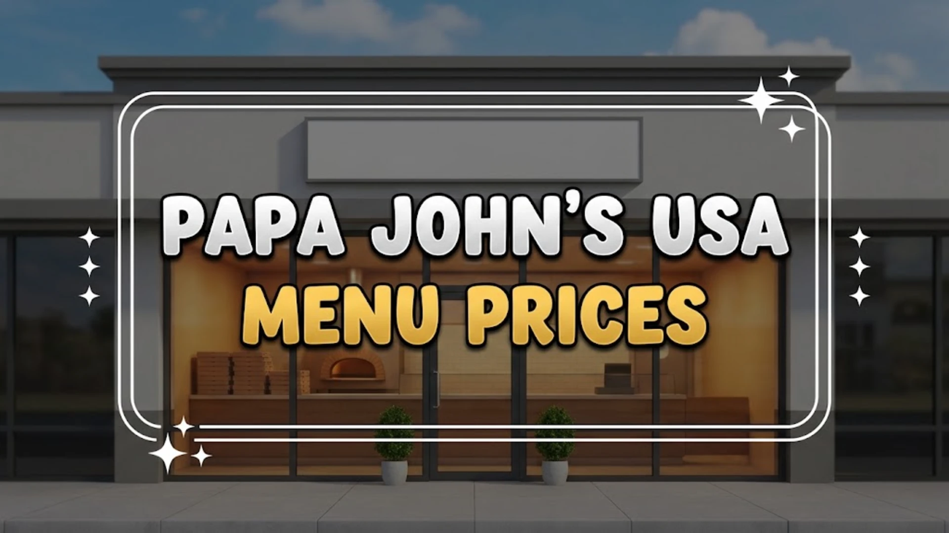 Papa John's Menu Prices USA