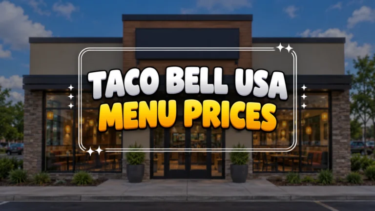 Taco Bell Menu Prices USA