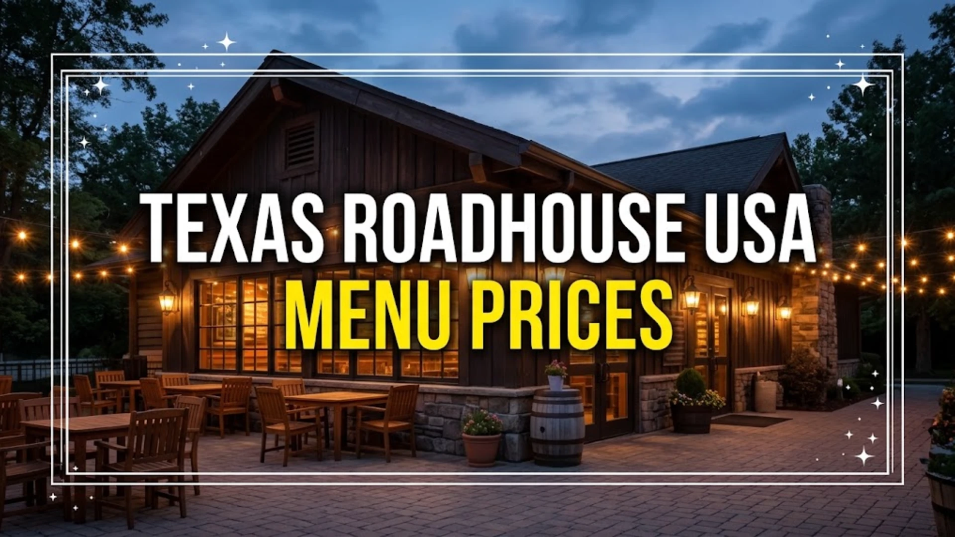 Texas Roadhouse Menu Prices USA