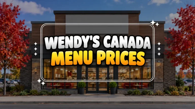 Wendy’s Canada Menu Prices