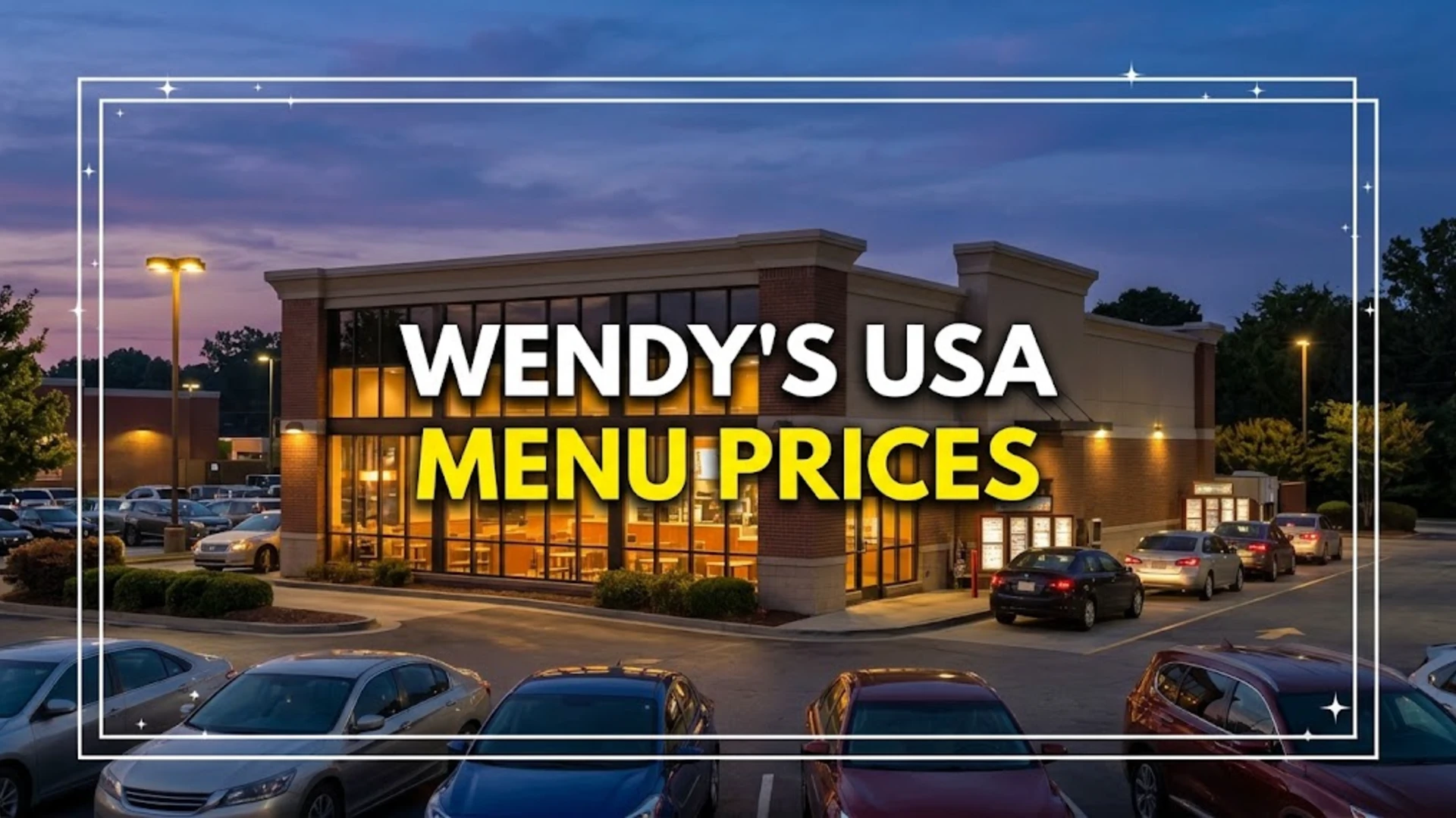 Wendy’s Menu Prices USA – Updated List 2026