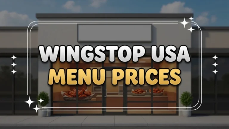 Wingstop Menu Prices USA